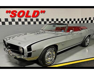 1969 Chevrolet Camaro SS SS Convertible Manual Transmission RWD