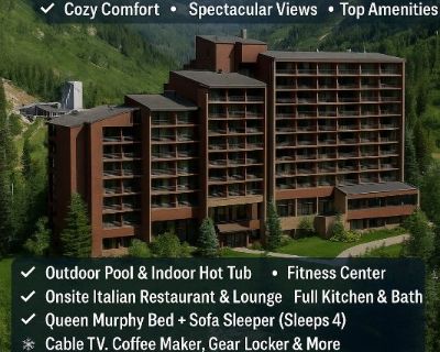🏔️ Stay in the Heart of Snowbird – Iron Blosam Lodge 🏔️