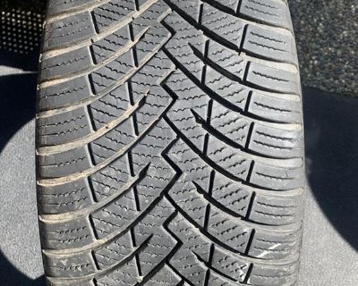 1 X single 225/45/18 Pirelli Cinturato WeatherActive with 75% tread
