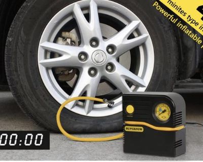 Portable Mini Air Pump Compressor for tires & other Inflatables