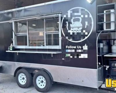 Well Equipped - 2024 8' x 14' Kitchen Food Concession Trailer Mobile Vending Unit