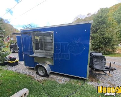 2023 7' x 12' Food Kitchen Concession Trailer Mobile Food Unit