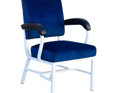 General Fireproofing Aluminum Tanker Armchair, Refinished