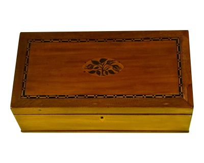 Federal Hepplewhite Mahogany Inlaid Box, Circa 1810