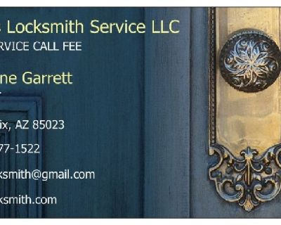 Real locksmith company. 24/7 valley wide