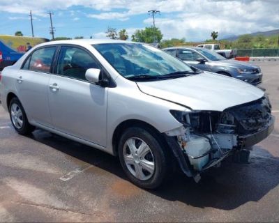 Salvage Gray 2011 Toyota Corolla Le