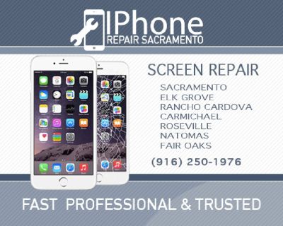 Whether you've smashed or cracked your iPhone screen, help is just a phone call away. Get same day "while you wait" fast, professional, convenient iPhone repair right here in Sacramento. My repairs are fast, professional and trusted. 

We are located in Arden Arcade and I also do house calls, repairs at your office or even your local coffee shop. Call or text me with a time suits you and we wil...