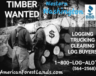 OLD SCHOOL LOGGERS! WA LOGGING COMPANY, TREES TIMBER SERVICE, BBB ACCREDITED