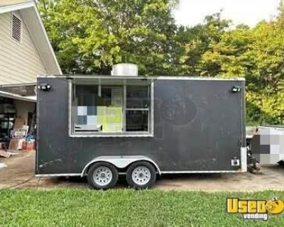 2018 7' x 16' Diamond Cargo Kitchen Food Concession Trailer