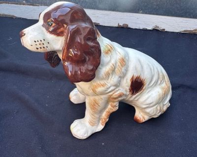 Vintage Ceramic Spaniel Figurine