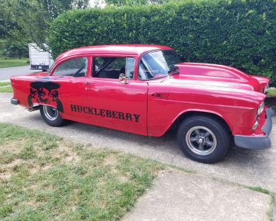 55 Chevrolet 370cu LS on N20 street strip