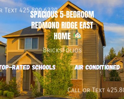 10495 Sheridan Crescent NE. Spacious & Stylish 5-Bedroom Redmond Ridge East Home Near Top Schools & Microsoft Connector Welcome to your dream lifestyle in sought-after Redmond Ridge East! This beautifully maintained 5-bedroom home offers comfort, flexibility, and elegance all just a short walk to Ella Baker Elementary, Timberline Middle, and minutes from a Microsoft Connector stop. Why You ll L...