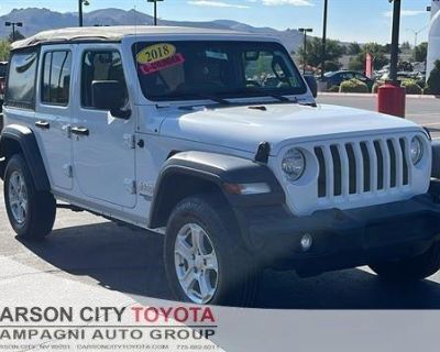 2018 Jeep Wrangler Unlimited 4X4 Sport S 4DR SUV (midyear Release)