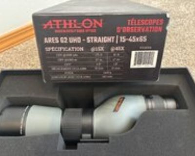 Athlon Ares G2 UHD 15-45x65 straight