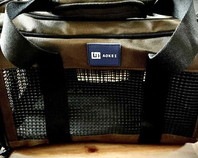 Aokei Delux Soft-sided Airline. approved Pet Carrier for Dogs and Cats