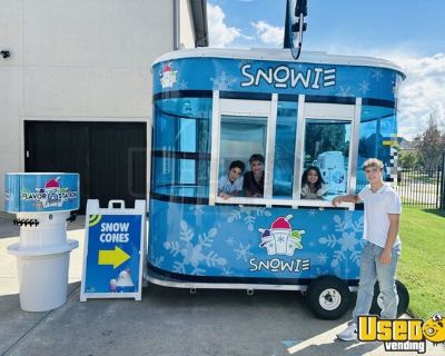 2024 7' x 10' Snowie Shaved Ice Trailer | Snowball Concession Trailer