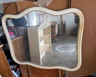 Mirror with hardware
