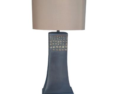 The Natural Light Mid Century Modern Style Ceramic Table Lamp With Shade