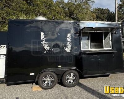 2024 Quality Cargo 7' x 16' Kitchen Food Concession Trailer with Pro-Fire System