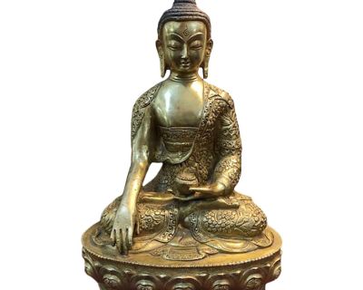 19th Century Nepalese Buddha Akshobhya Sculpture