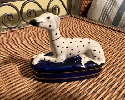 491B1 Fitz and Floyd Dalmatian Box