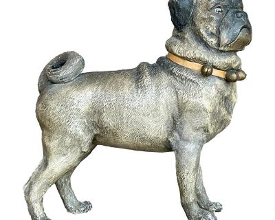 Vintage Regency Resin Pug