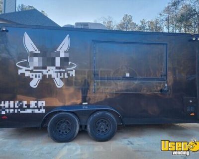 2021 7' x 22' Freedom Kitchen Food Concession Trailer with Pro-Fire Suppression
