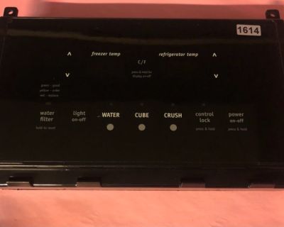 #1614 FRIGIDAIRE REFRIGERATOR DISPENSER CONTROL BOARD W/ PANEL -  PART# 241973704
