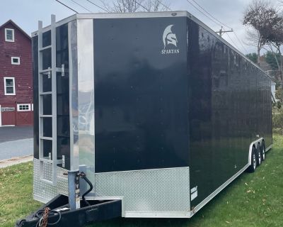 2019 32 Spartan V-Nose Race Trailer