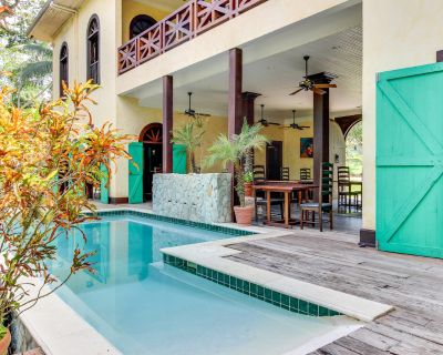 Avg / night: $83. Deluxe Studio with Riverfront Location, WiFi, AC, & Pool | Located in San Ignacio, Ca | 4.79 Stars | 0 Bed, 1 Bath | No Pets. No pets. Max 2 guests. *Gold Standard Certified Contact Vacasa for discounted weekly and monthly stays! Enjoy colonial-style comfort in the midst of the Belizean jungle at this one-bedroom San Ignacio suite, where you'll have a communal swimming pool, a...