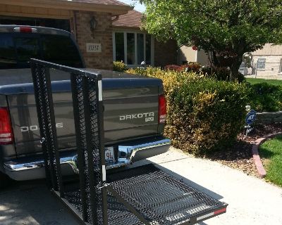 CARGO CARRIER 42X42 PLATFORM WITH FOLDING RAMP