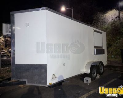 Like New - 2021 8' x 16' Kitchen Food Trailer | Concession Trailer