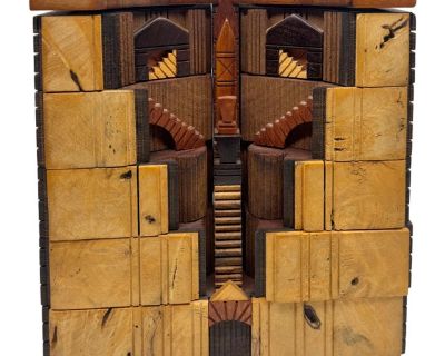 Po Shun Leong Architectural Jewelry Box Exotic Woods 1989