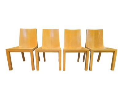 1990s Dakota Jackson Library Dining Chairs- Set of 4