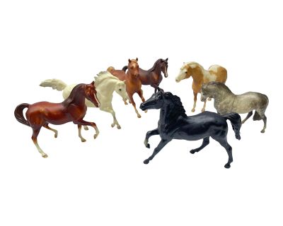 Set of Seven Vintage Medium Sized Breyer Horses