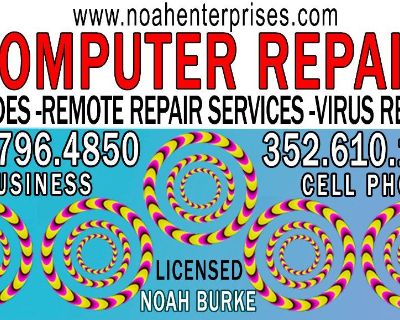 Computer Services , Repairs, Upgrades, Training, Virus Removal (Villages)