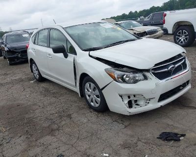 SALVAGE 2015 SUBARU IMPREZA 2.0I FOR SALE IN LAKE CITY, GA