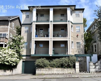 5608 15th Ave NE. Studio in University District available. Secured building. Unit includes a good sized balcony, full bath, refrigerator, and built in desk w/ storage. Shared full kitchen on each floor with individual storage. Laundry also available on each floor. $75 utility fee for water/sewer/garbage per month. Walk to shops and restaurants. On bus line. 1st. last, & security deposit require...