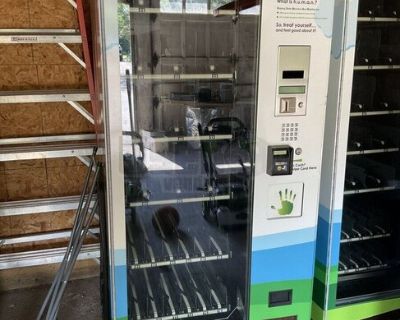(2) 2013 Jofemar model V4 Snack and Drink Vending Machines For Sale in Pennsylvania!