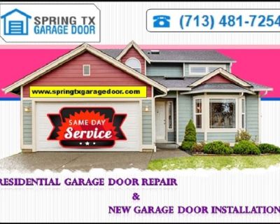 We are proud to offer Garage Door Opener repair as well as installation in spring, Texas. It’s a difficult task to install a Garage Door opener yourself, if you don’t have the right parts and tools. It’s also difficult to fix a broken garage door opener when you might not even know where the problem actually starts. If your garage door gets stuck while opening or closing, the problem could poin...