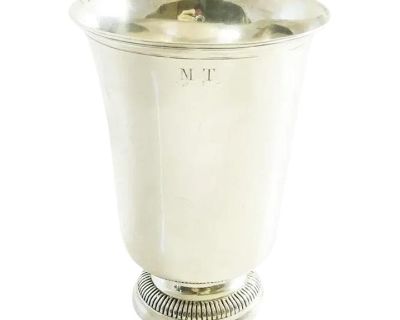 French Antique Sterling Silver Timbale, Cup, or Beaker, Paris
