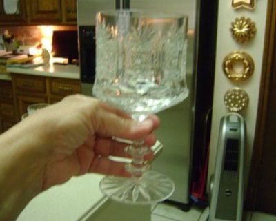 Wine Stemware -- Pressed Glass