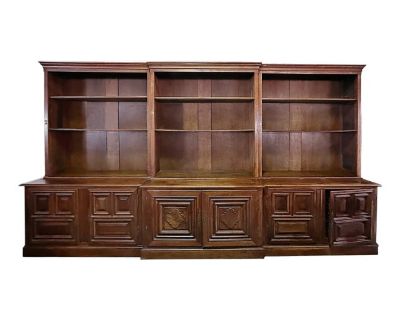 Mid 20th Century French Walnut Bookcase