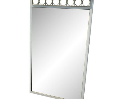 Vintage White Wall Mirror