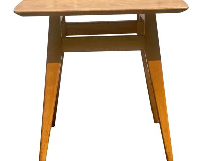 Jens Risom Midcentury Modern Birch Side Table