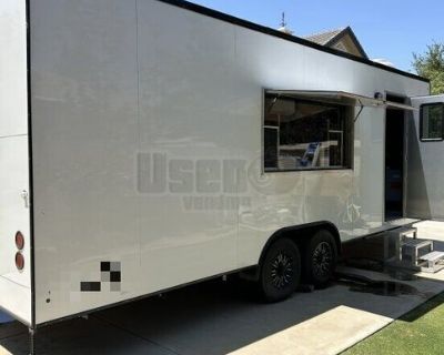 NEW 2023 24' Kitchen Food / Ice Cream Concession Trailer w/ HUD Insignia & Pro-Fire Suppression