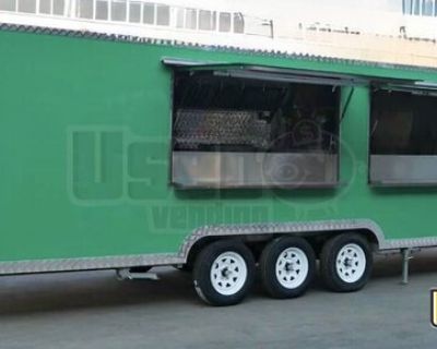 2023 8' x 27' Kitchen Food Concession Trailer with Pro-Fire System