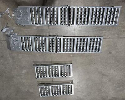 Steel ramps purchased at Harbor Freight.