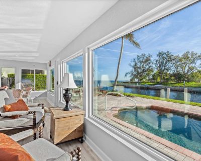 Avg / night: $393. Dog-Friendly Waterfront Luxury w/Dock, Private Pool & Custom Kitchen | Located in Punta Gorda, FL | 5.0 Stars | 3 Bed, 2 Bath | Pet-friendly. Dog-friendly. Max 6 guests. Live the ultimate Florida lifestyle at this stunning waterfront retreat in Punta Gorda Isles, where luxury, comfort, and location come together for an unforgettable stay. Perfect for boaters, anglers, and sun...