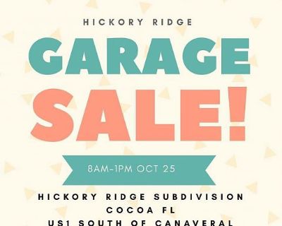 One day Garage Sale